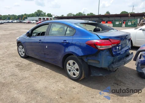 2018 Kia Forte Lx из США, поврежденный, VIN 3KPFK4A70JE166101